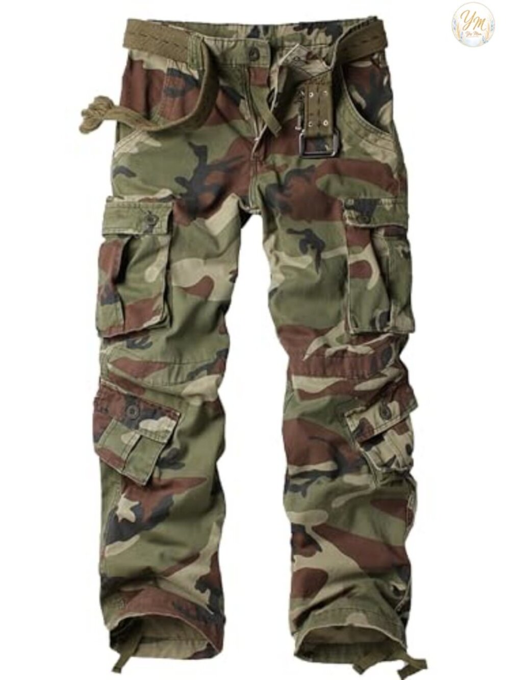 Men's Cargo Pants 100% Cotton Tactical Ripstop Casual Work Combat Pants 8